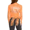 Zumba Damen Kurzarm-Sport-T-Shirt mit V-Ausschnitt Z1T00401 Produktbild-Vorschau 3