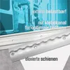 Airlineschiene halbrund Aluminium 1,5 m, 2er Set – silber Produktbild-Vorschau 2