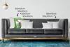 MuchoWow® Zierkissen Sofakissen Wohnzimmer Dekokissen 50x50 Produktbild-Vorschau 3