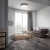 Lampa sufitowa tkanina szary tekstylny abażur lampa Podgląd zdjęcia produktu 5