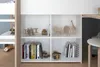 Lit surélevé avec bureau & rangement - 90 x 200 cm - Blanc Voir les images du produit 7