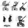 Kinderwagen Emjot EQ 3in1 grün Aluminium klappbar Produktbild-Vorschau 13