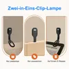 LED Leselampe Clip, tragbare Buchlampe mit Augenschutz, 7 Produktbild-Vorschau 3