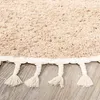 Volero - Teppich Hochflor Rund - Lofty Fringe Beige - Ø 100 Produktbild-Vorschau 2