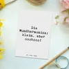 Mr. & Mrs. Panda Postkarte Spruch Mundharmonika Ohooo - Produktbild-Vorschau 2
