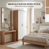 MinteLiv Kleiderschrank 2-türig Weiß/Eiche-Optik 49 cm Produktbild-Vorschau 9