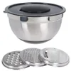 Excellent Houseware 4tlg Rührschüssel mit Reibeaufsätzen Produktbild-Vorschau 4