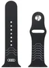 Audi Uhrenarmband Aus Silikon Mit Geometrischem Muster Für Produktbild-Vorschau 3