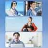 Collage of people in different settings using a neck fan. Produktbild-Vorschau