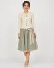 Isar-Trachten Damen Strickjacke "Saskia" 57102 | Natur Produktbild-Vorschau 6