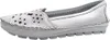 Gemini Damen Slipper Ballerina Leder Cutouts Blumenmuster Produktbild-Vorschau 25
