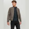 Kurtka ze sztucznej skóry biker bomber jacket JJEROCKY Podgląd zdjęcia produktu 13