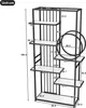 Bibliothèque Merax 180 cm, 6 étagères, structure Voir les images du produit 4