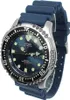 A close-up shot of a Citizen Promaster diver's watch with a blue dial and a dark blue rubber strap. Anteprima dell’immagine prodotto