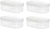 EMSA Optima, Box, Rechteckig, 0,45 l, Transparent, Weiß, Produktbild-Vorschau 6