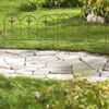 Relaxdays Bordura per aiuola, set da 4 pezzi, metallo, A x Anteprima dell’immagine prodotto 5