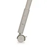 A close-up of the bottom part of a beige adjustable leg with a wheel and a brake on a white background. Náhľad obrázku produktu