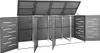 Pojemnik na odpady na 4 pojemniki 276,5x77,5x115,5 cm stal Podgląd zdjęcia produktu 3
