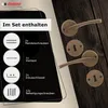 DOMINO Türgriff Drückergarnitur BB-Buntbart Set | Rund BB Produktbild-Vorschau 5