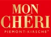 The image displays the brand name 'MON CHERI' in large gold letters, with the subtitle 'PIEMONT-KIRSCHE' below it, all on a red background. This appears to be marketing material for the product. Produktbild-Vorschau