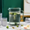 2 Liter Glaskaraffe Wasserkaraffe Karaffe Glas Wasserkrug Produktbild-Vorschau 2
