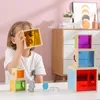 VIGA Drevená vzdelávacia pyramída Montessori, triedič, Náhľad obrázku produktu 5