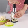Ruční lis na česnek s nerezovými čepelemi, ruční drtič Náhled obrázku produktu 7