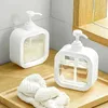 Dispenser per sapone liquido 300 ml, bianco con pannello Anteprima dell’immagine prodotto 13