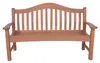 A wooden bench on a white background. Produktbild-Vorschau
