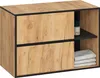 Hängender Waschbeckenunterschrank VAMI Craft Eiche 90 cm 2 Produktbild-Vorschau 1