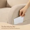 HOMCOM hojdacie kreslo, čalúnené hojdacie kreslo s bočnou Náhľad obrázku produktu 6