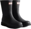 A pair of black Hunter Wellington boots are shown against a white background. Produktbild-Vorschau