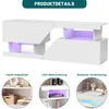 OYAJIA Lowboard TV-Schrank, Fernsehschrank mit RGB-LED und Produktbild-Vorschau 3