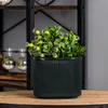 Bloempot met binnenpot, kleur: grafiet, afmetingen: 14,5 cm Productafbeelding-voorbeeld 8