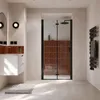 Porte de douche pivotante pliante double sens avec Voir les images du produit 2