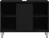 vidaXL Badezimmerschrank Schwarz 80 x 33 x 60 cm Produktbild-Vorschau 6