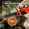 OUTIGO 12-Zoll Akku-Kettensäge mit 2*4Ah 21V akkus,700W Produktbild-Vorschau 6