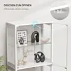 BROTTAR 64,7" Glasvitrine Weiß mit LED-Beleuchtung, Produktbild-Vorschau 5