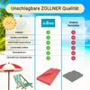 Sporthandtuch Mikrofaser, 90x180 cm, rot, mit praktischer Produktbild-Vorschau 5