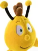 Close-up of a yellow plush toy bee's face. Produktbild-Vorschau