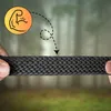 Elegante cintura elastica in tessuto nero solido Anteprima dell’immagine prodotto 6