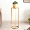DanDiBo Blumenhocker Metall Gold Rund 70 cm Blumenständer Produktbild-Vorschau 8