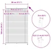 vidaXL Verdunklungsplissee 80×100 cm Weiß Produktbild-Vorschau 8