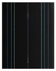 A black product with vertical stripes of white, purple, and teal dots. Produktbild-Vorschau