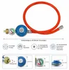 Mucola tubo gas + riduttore di pressione incl. manometro Anteprima dell’immagine prodotto 3