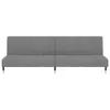 The Living Store Schlafsofa 2-Sitzer Hellgrau Samt Produktbild-Vorschau 5