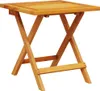 A wooden folding side table on a white background. Produktbild-Vorschau