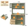 Flieks 178cm Küchenschrank mit LED, Steckdose, Türen aus Produktbild-Vorschau 8