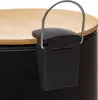 Mülleimer schwarz, 30 L, Metall Produktbild-Vorschau 4