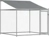 vidaXL Enclos pour chiens avec toit et portes Gris 6x2x2 m Voir les images du produit 9